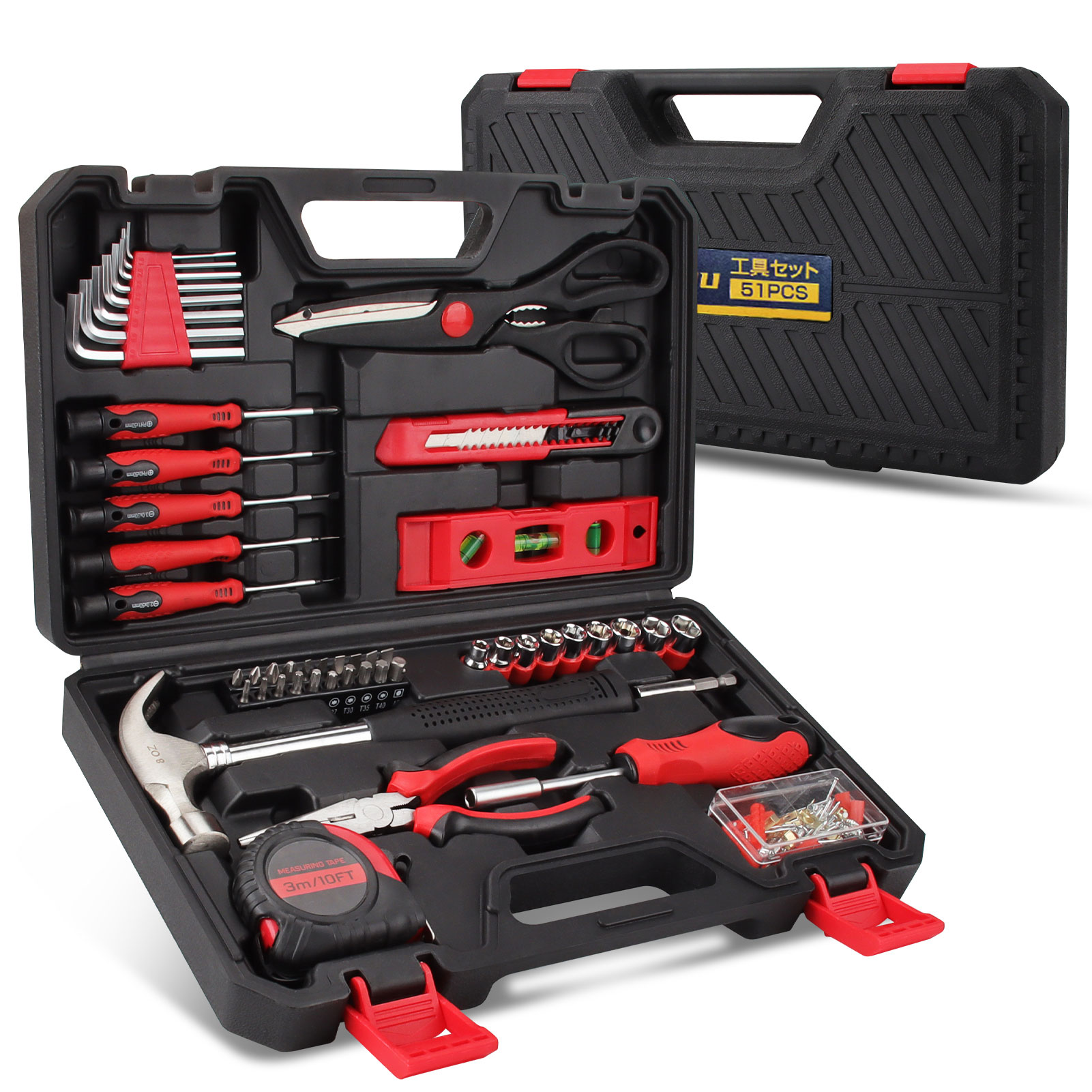 楽天市場】即納！427pcs 工具セット 作業セット 修理道具 セット