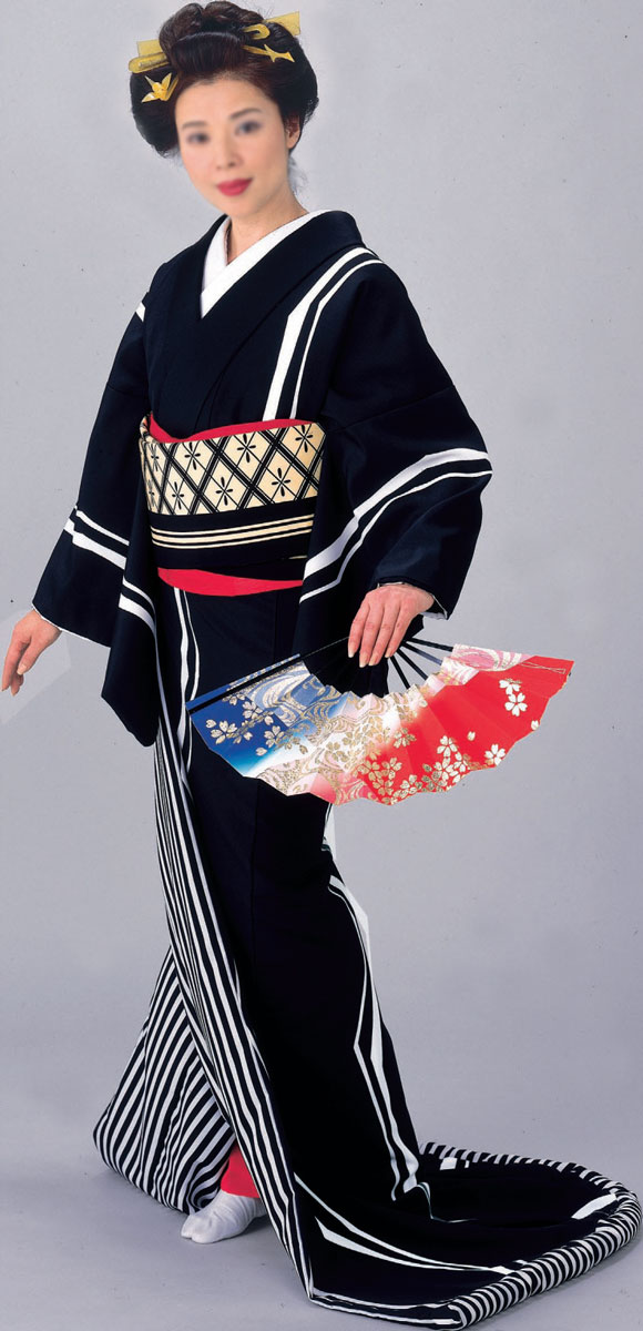 着物 【R61】裾引き 引き摺り 桃色 朱雀 光沢 ラメ 刺繍 絵羽 大衆演劇 日本ファッション
