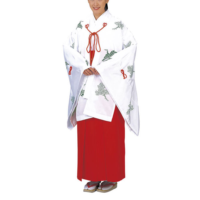 千早 ちはや 巫女服 巫女装束 神事 巫女 柄入り コスプレ