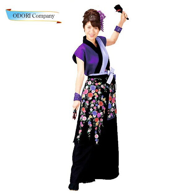 よさこい お召しもの レディース お上さん 成年者 長袢天 今めかしい