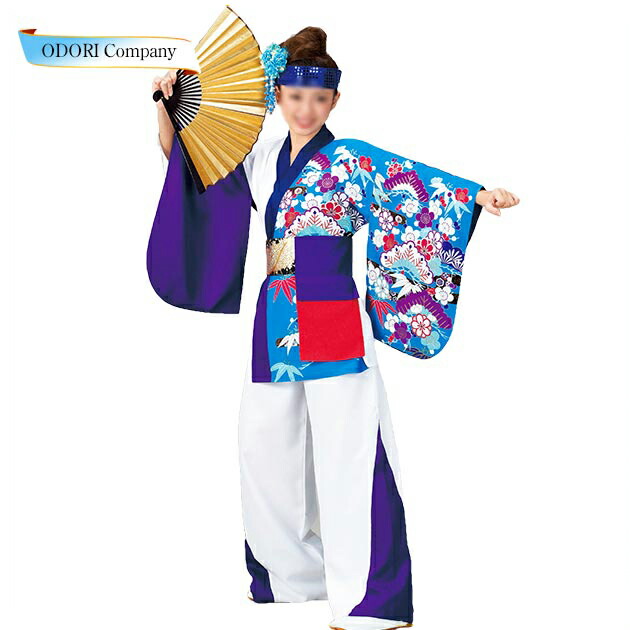 よさこい お召しもの レディース お上さん 成年者 長袢天 今めかしい