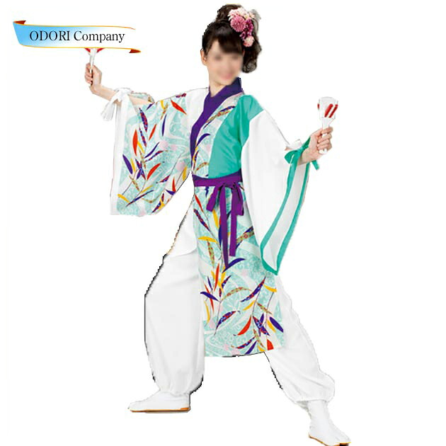 よさこい お召しもの レディース お上さん 成年者 長袢天 今めかしい