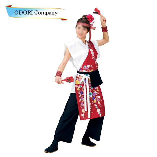 よさこい お召しもの レディース 成年者 長袢天 袢天 今めかしい