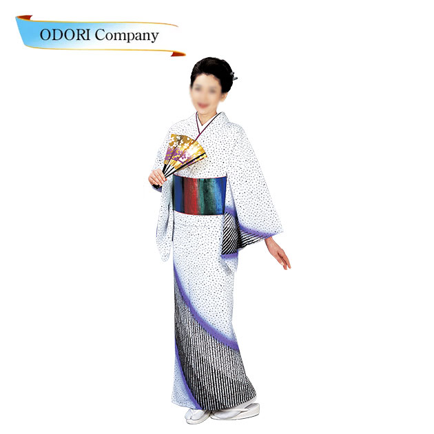 御召しもの 絵羽 きもの 変わり縞 真砂 舞踊用 短い訪問着 レディース 仕立てもの売り上げ金 柄もの