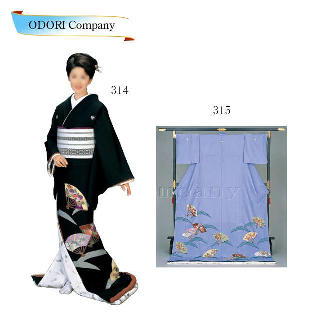 楽天市場】踊り 着物 裾引き 芸者着 仕立上がり ポリエステル