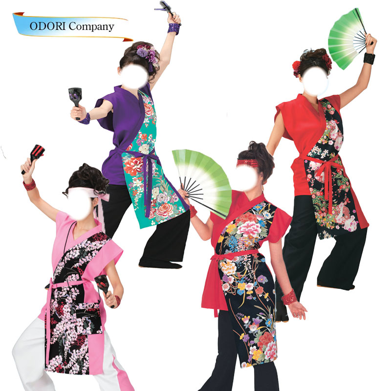 よさこい お召しもの よさこいお召しもの レディース 成年者 長袢天 袢天 今めかしい