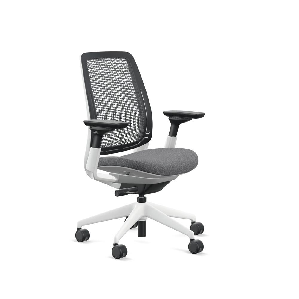 【Steelcase】スチールケース / Series2（シリーズ2） / プラスチックエアバック仕様 / アジャスタブルアーム / シーガルフレーム / 張地：NewBlack,Medley / ソフトキャスター仕様 / 椅子