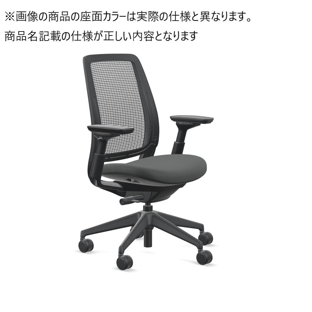 【Steelcase】スチール写真入れもの / Series2（続きもの2） / プラスチックエアバック遣りかた / アジャスタブルアーム / 黒いことひな形 / 張地：Otto , Omni-R / ホンブルグ帽キャスター遣りかた / 居敷き