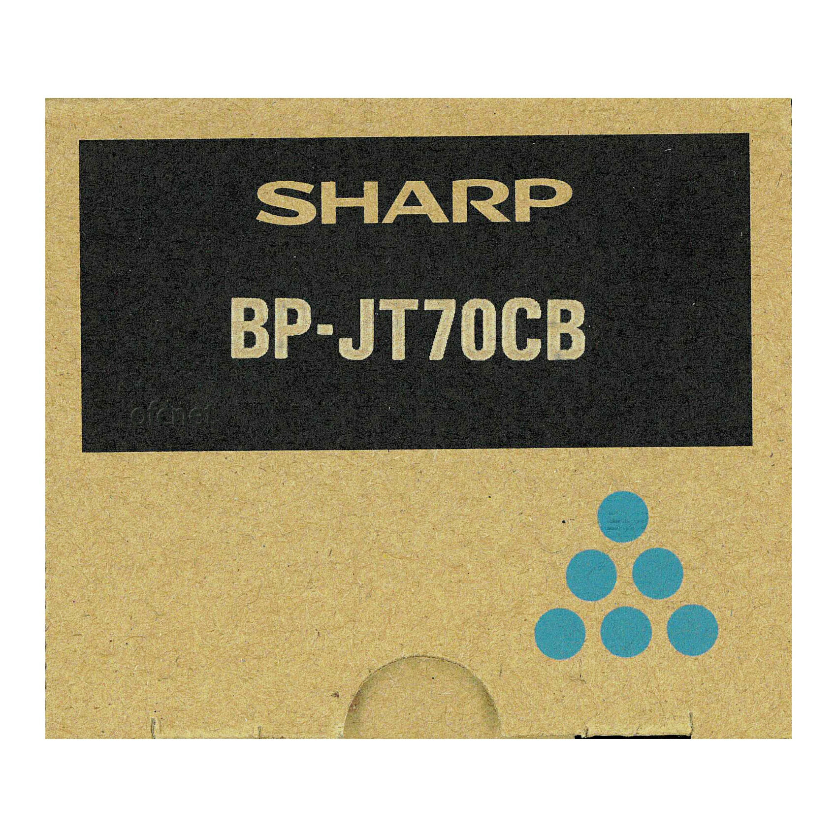 リモート保護すること付き添い人 SHARP 色合い結びあわせる機用 シアントナーカートリッジ BPJT70CB BP-JT70CB