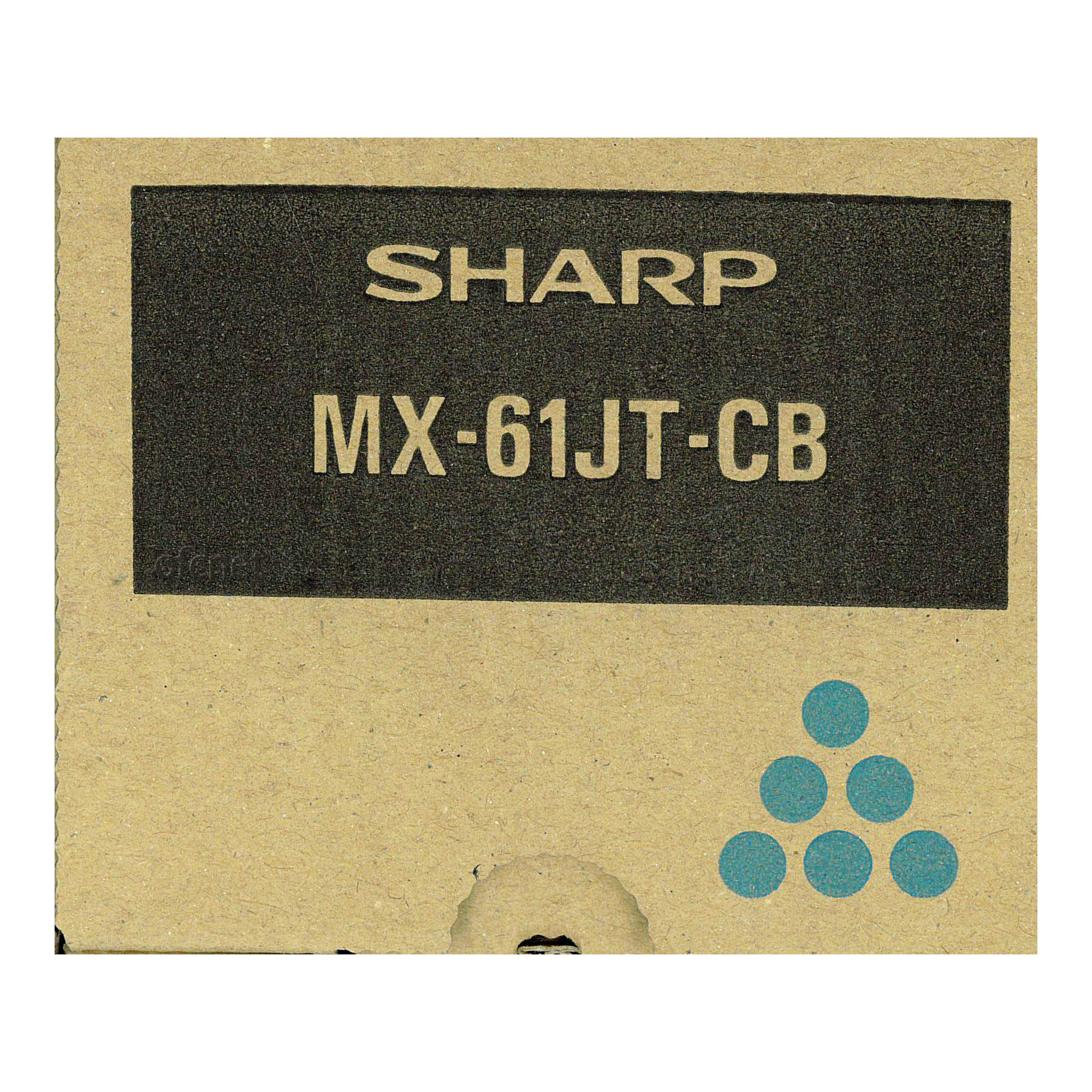 リモート保護すること付き添い人 SHARP 色合い結びあわせる機用 シアントナーカートリッジ MX61JTCB MX-61JTCB