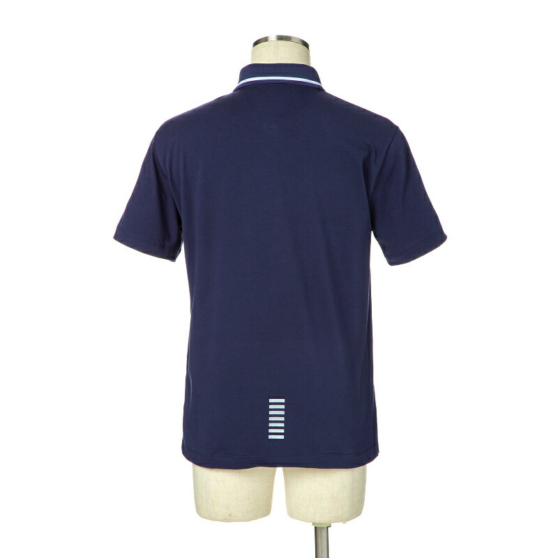 楽天市場 エンポリオアルマーニ Ea7 ポロシャツ メンズ ネイビー 半袖 6zpf51 Pj18z 0540 Emporio Armani インポートブランド オフプライス