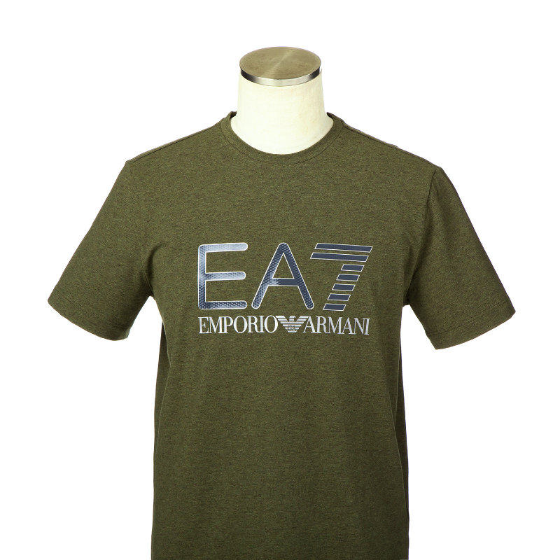 楽天市場 エンポリオアルマーニ Ea7 Tシャツ メンズ カーキ 半袖 6zpt25 Pjz 3803 Emporio Armani 誕生日 ブランド かっこいい プレゼントにも 高級 代 30代 40代 50代 60代 ポイント消化 インポートブランド オフプライス