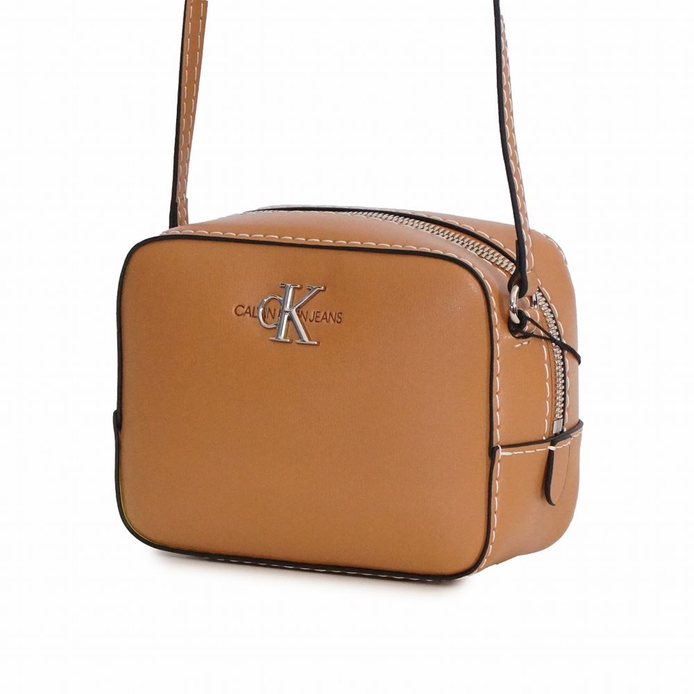 楽天市場 カルバンクライン レディース ショルダーバッグ K60kgc0 ライトブラウン Calvin Klein ブランド 誕生日 プレゼント 代 30代 40代 50代 60代 インポートブランド オフプライス