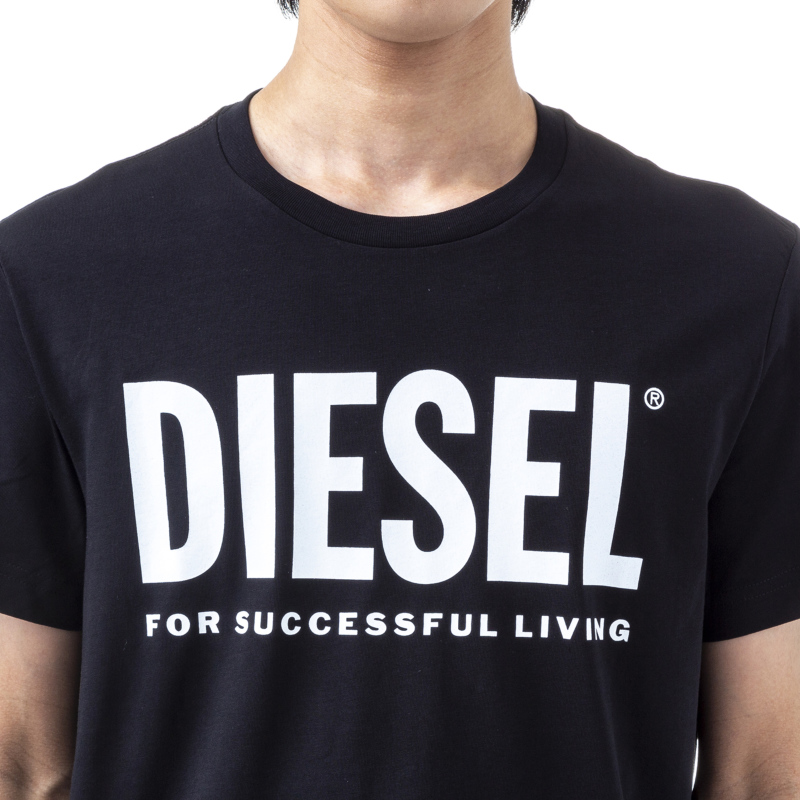 楽天市場 ディーゼル メンズ Tシャツ 00sxed 0aaxj 900 ブラック Diesel 半袖 ブランド かっこいい 誕生日 プレゼント インポートブランド オフプライス