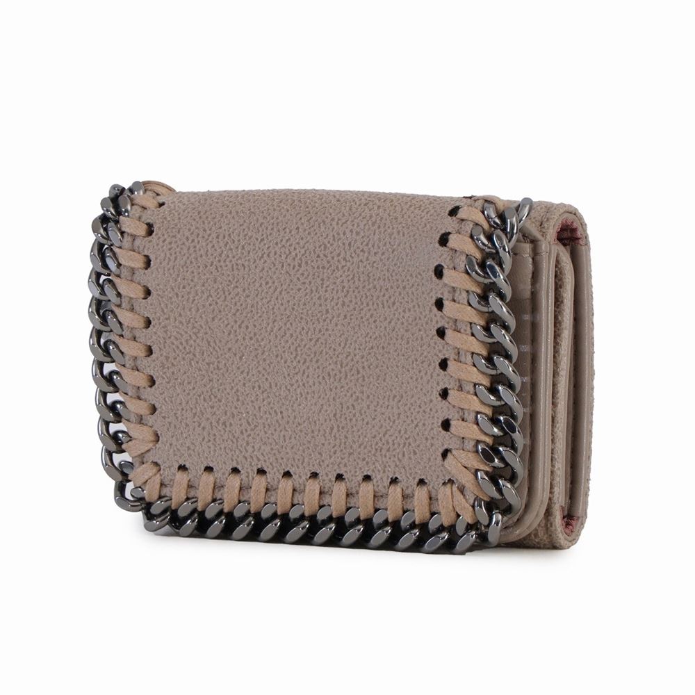 くらしを楽しむアイテム ステラマッカートニー レディース 三つ折り財布 W9132 9300 クリームベージュ Stella Mccartney チェーン サステイナビリティ ミニ 小さめ コンパクト 誕生日 プレゼント 代 30代 40代 50代 60代 新発売 Hsp Be