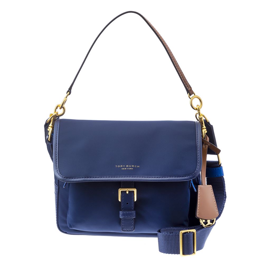 楽天市場 トリーバーチ レディース ショルダーバッグ 403 ネイビー Tory Burch バッグ ナイロン 2way 軽い 誕生日 プレゼント 新品 代 30代 40代 50代 60代 送料無料 インポートブランド オフプライス