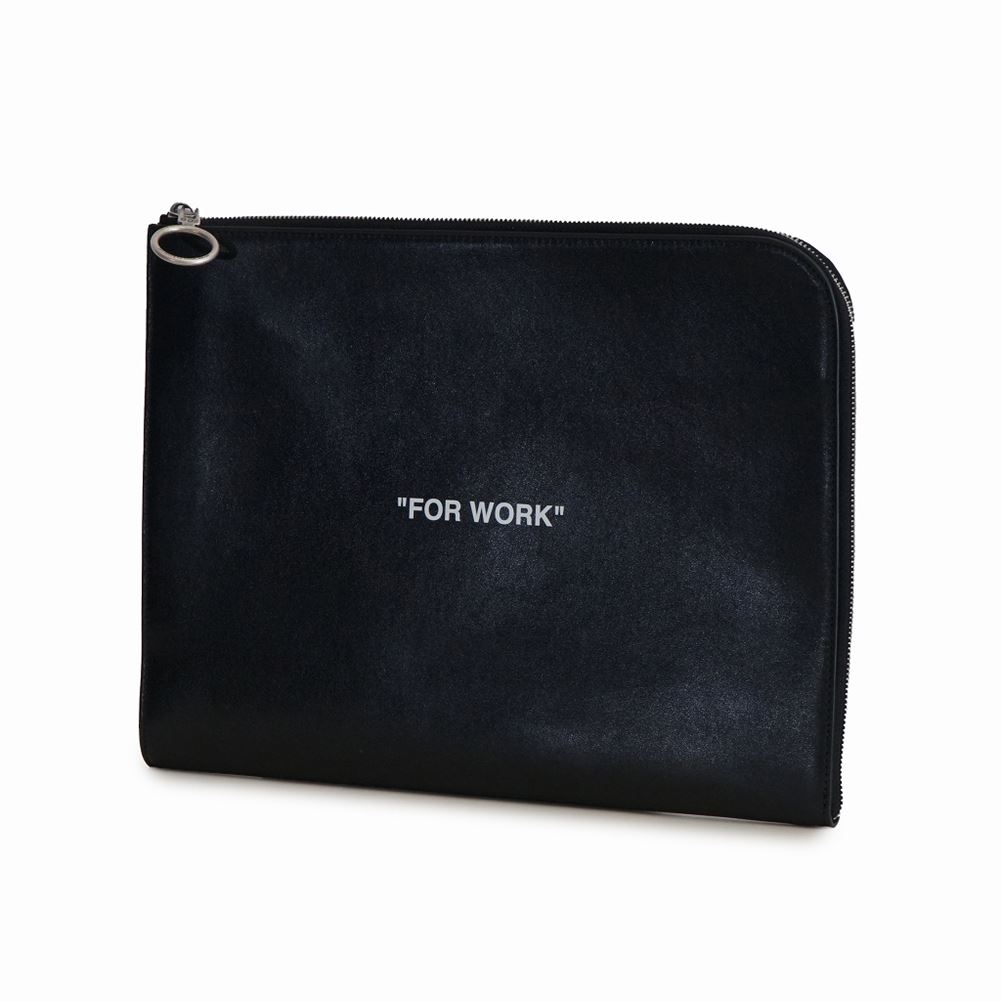 オフホワイト 60代 メンズ ドキュメントケース Omna053r ブラック Off White バッグ 30代 セカンドバッグ 書類ケース 誕生日 プレゼント 新品 代 30代 40代 50代 60代 送料無料 インポートブランド オフプライス タイムセール オフホワイト