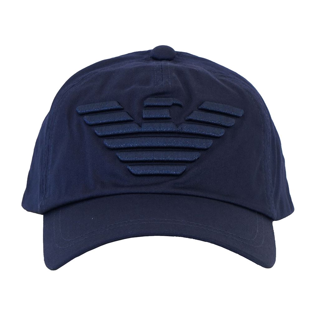 エンポリオアルマーニ メンズ CAP 627522 CC995 57235 ネイビー EMPORIO ARMANI 帽子 イーグル 夏 誕生日 プレゼント 新品 送料無料