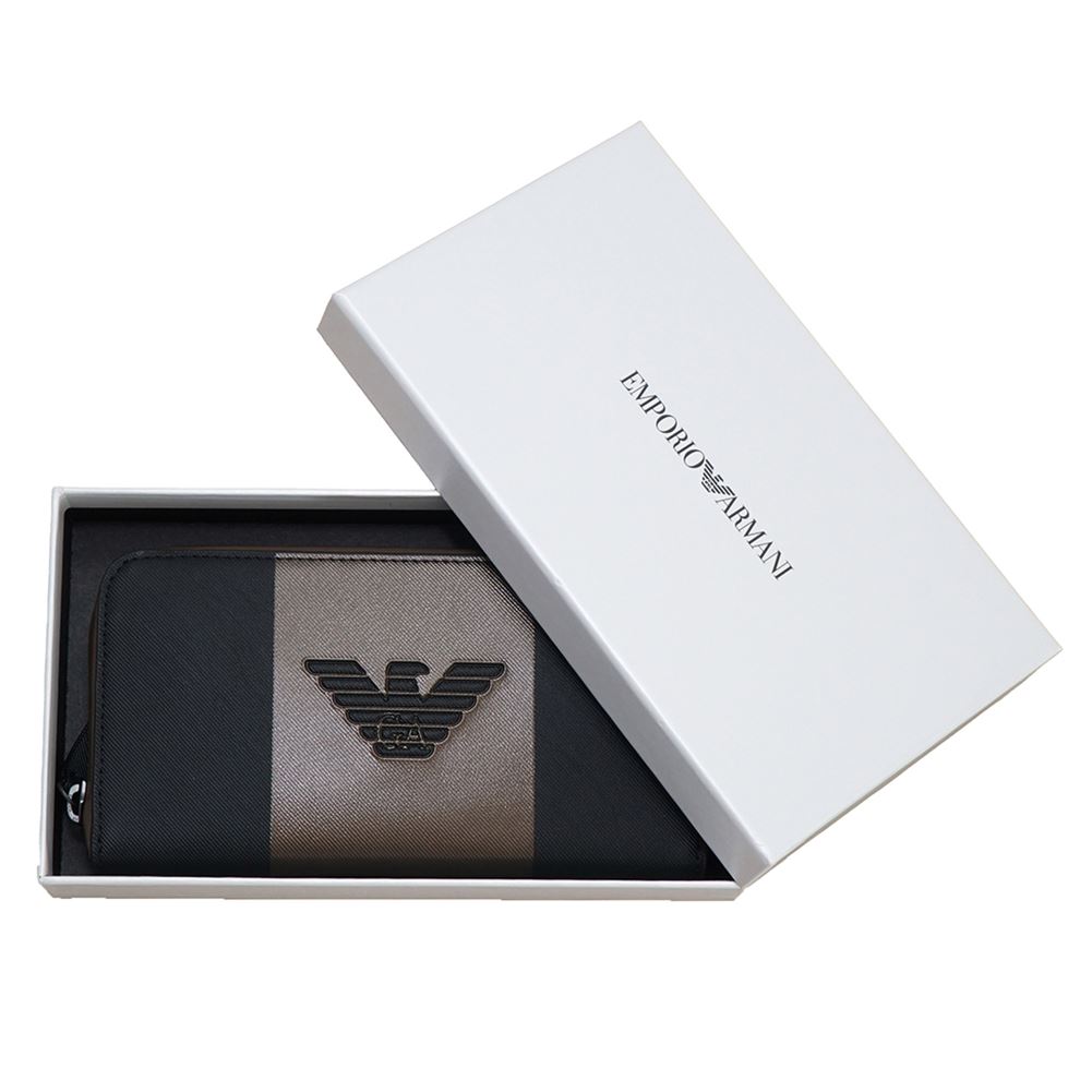 ラウンドファスナー長財布 メンズ Yeme49 タイムセール Yeme49 エンポリオアルマーニ ディーゼル Yfe6j Emporio ブラック ブラウン コーチ 大容量 Armani ブランド 誕生日 プレゼント 新品 代 30代 40代 50代 60代 送料無料 インポートブランド オフプライス