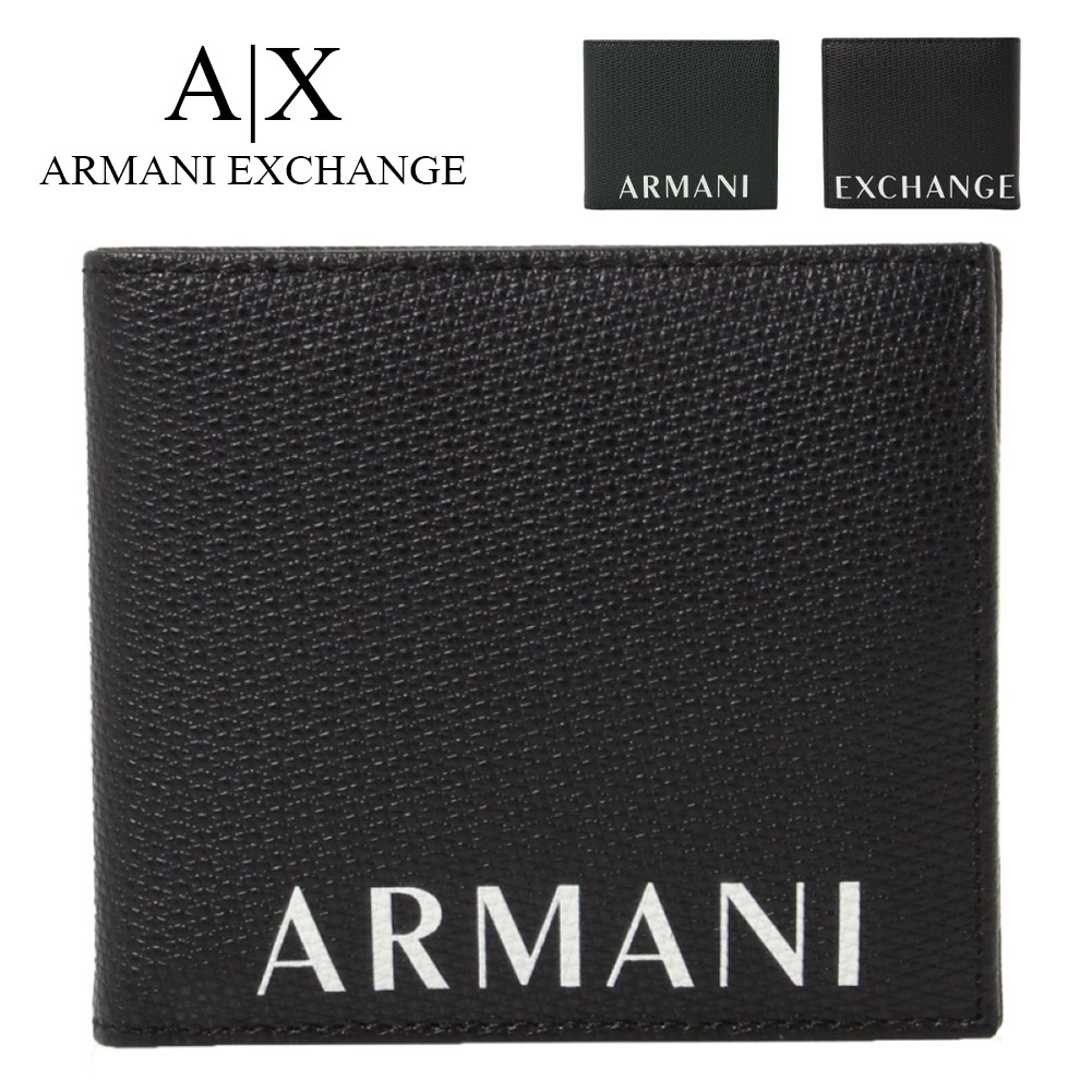 アルマーニエクスチェンジ 二つ折り財布 958098 1A807 NERO ブラック Black ブラック メンズ ARMANI EXCHANGE |  インポートブランド オフプライス