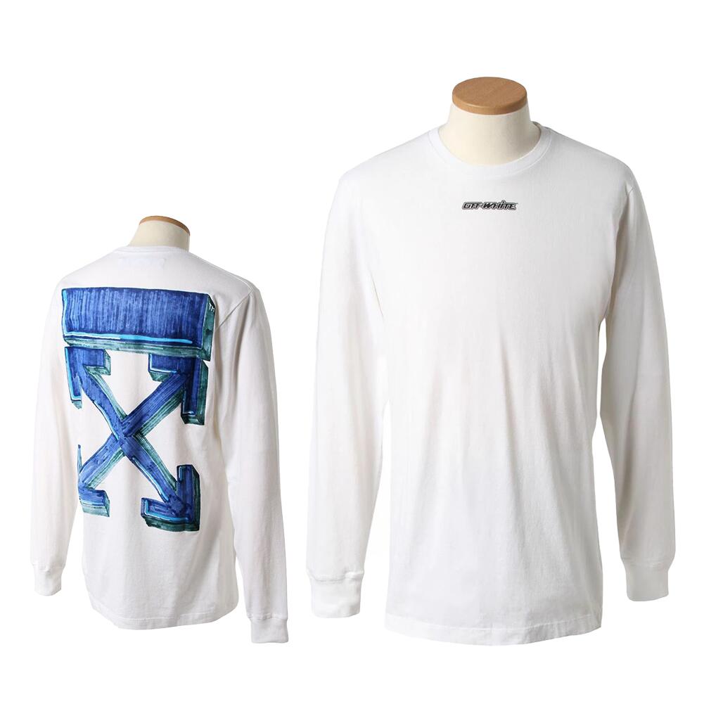 s*8様 Off-Whiteモナリザプリント ブラック ロングスリーブ Tシャツ Off-White Monalisa プリント ロングTシャツ | ブラック