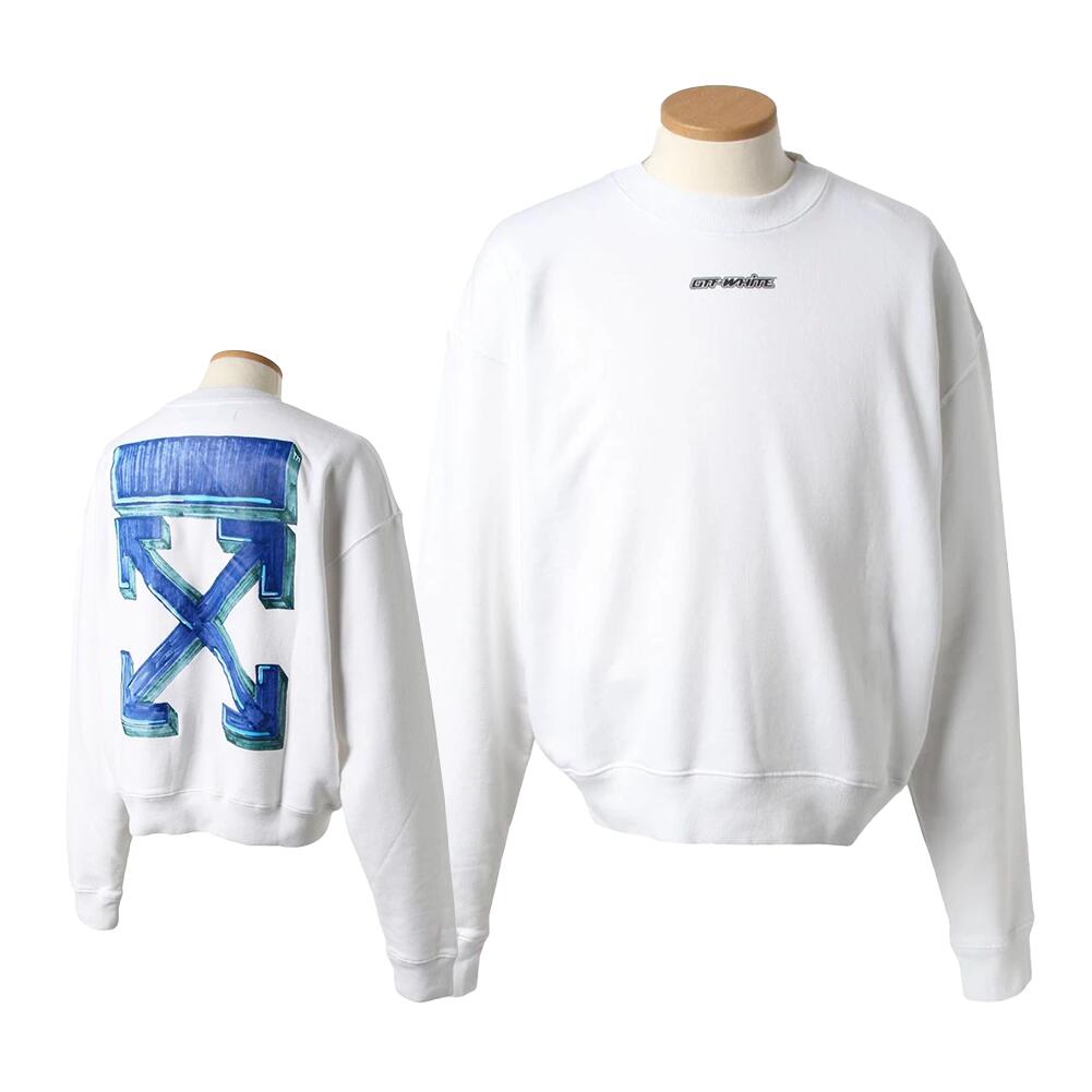 スウェット・トレーナー Off-White SWEATSHIRTS (OMBA054C99FLE006 0110) Off-White Outlet: Sweatshirt men - White | Off-White