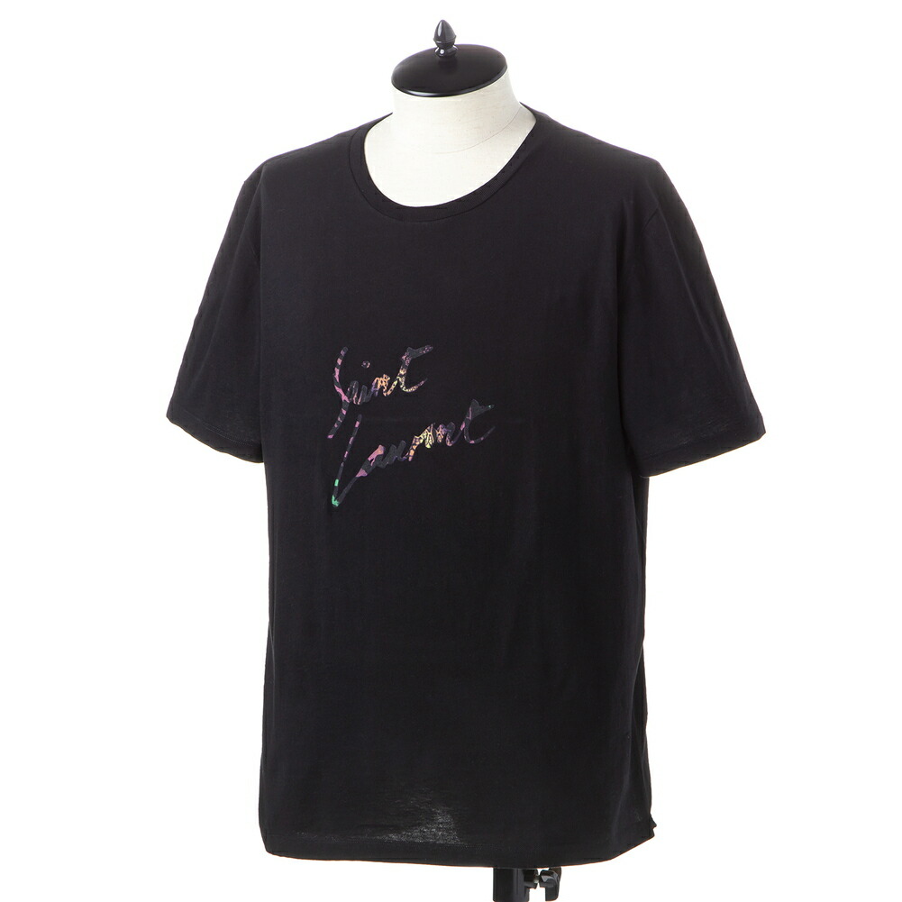【国内発送】SAINT LAURENT ラグランTシャツ 710826-3022 楽天市場】【お買い物マラソンSALE】サンローラン Tシャツ