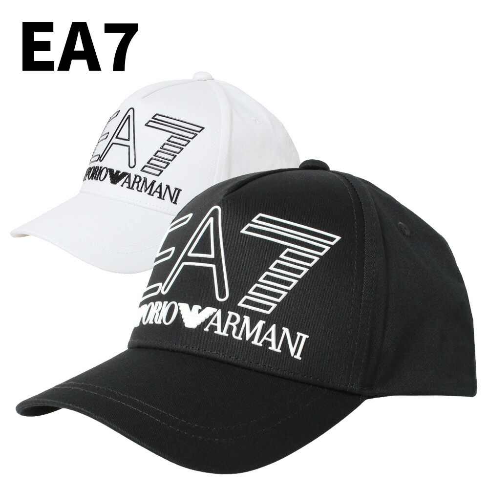 イーエーセブン エンポリオアルマーニ キャップ 274991 2R102 メンズ EA7 ブランド 帽子 白 黒
