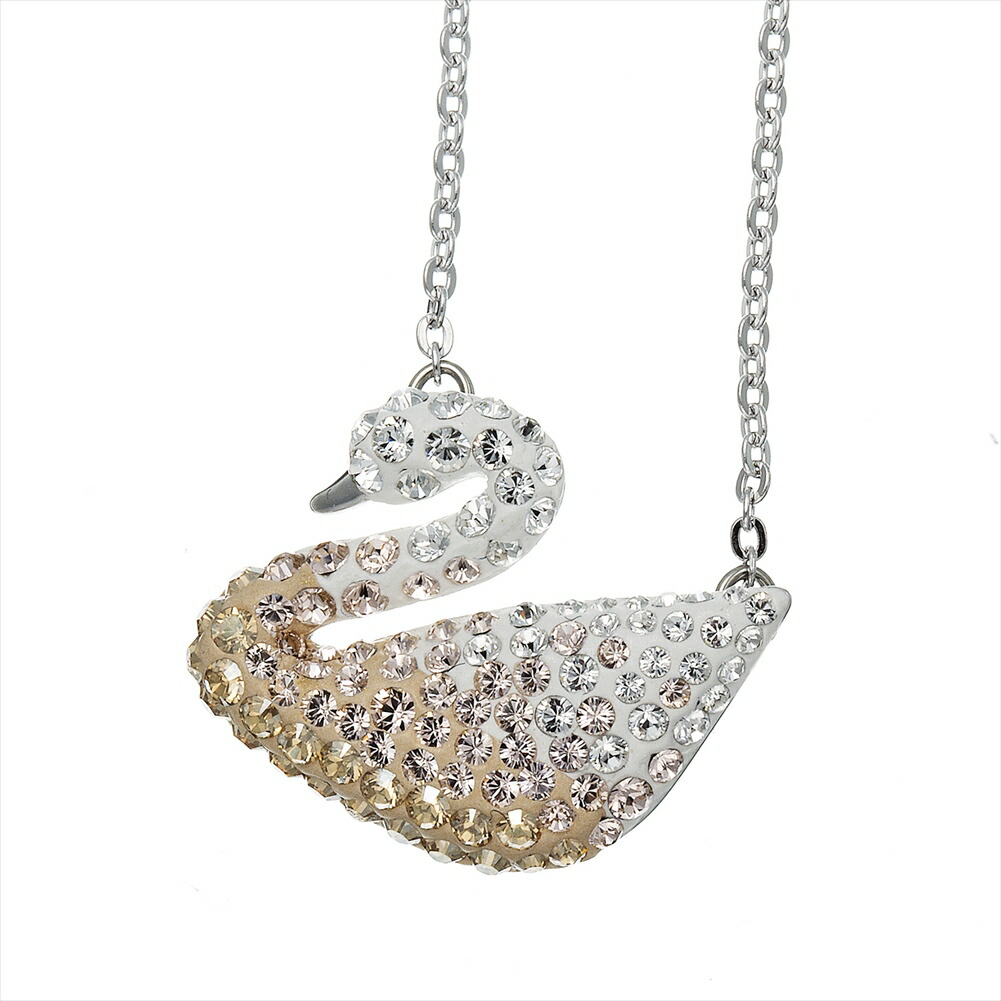 スワロフスキーSwarovski Iconic Swan Doubleネックレス 楽天市場】スワロフスキー アイコニック スワン ダブル