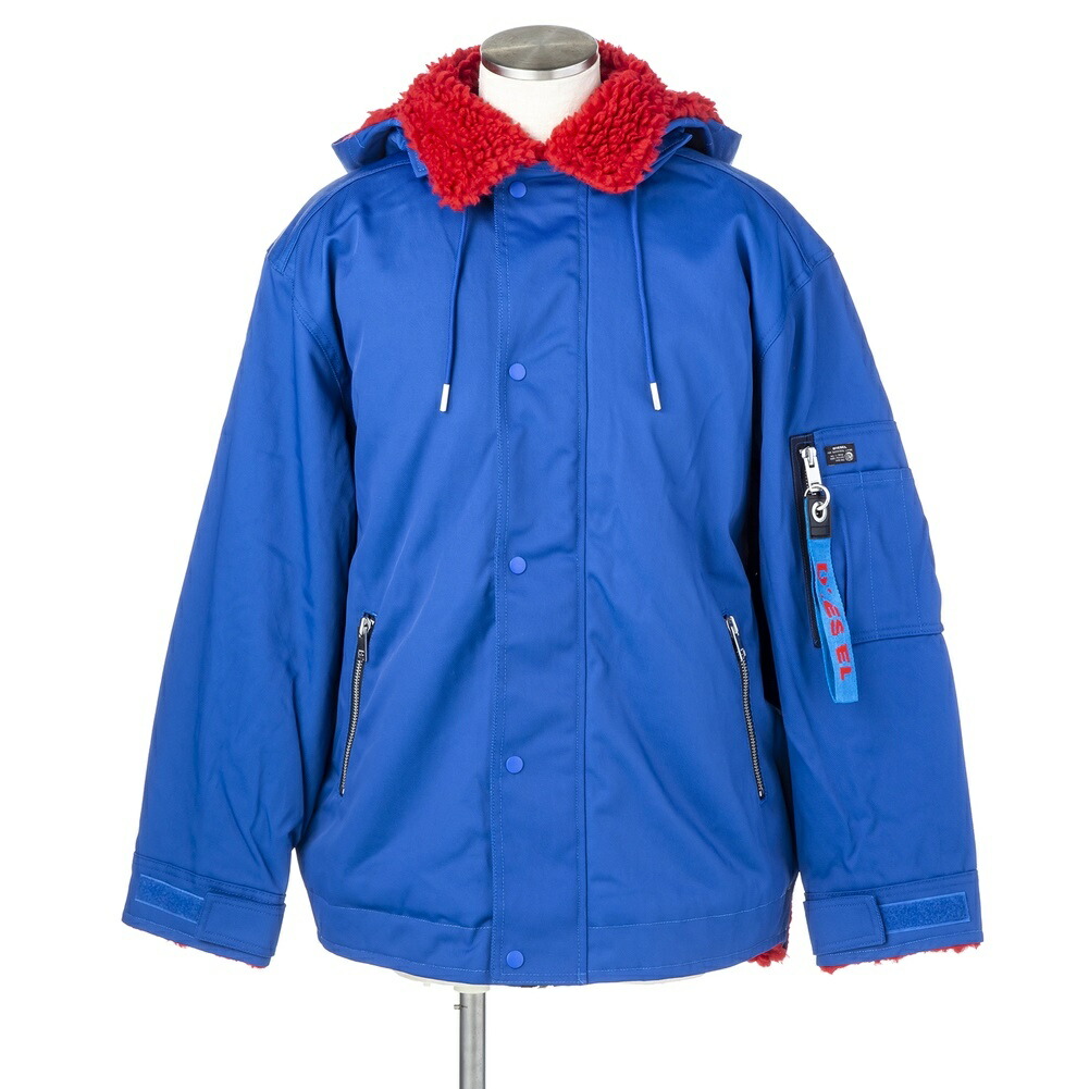 DIESEL ボンバージャケット　青/白 DIESEL ディーゼル ボンバージャケット J-START ブルー メンズ j