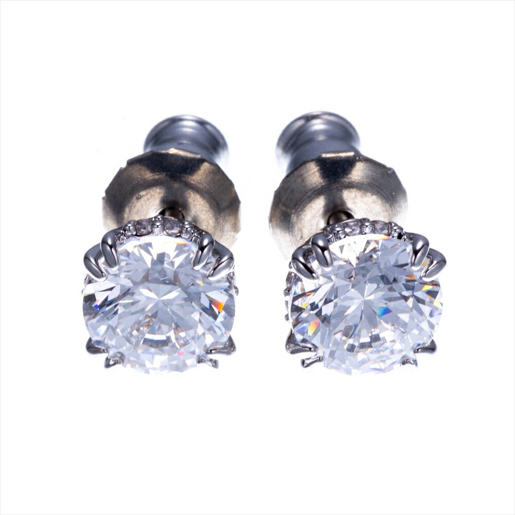 スワロフスキー ピアス 5509937 SWAROVSKI Stilla Attract スタッドピアス, ラウンドカット, ホワイト