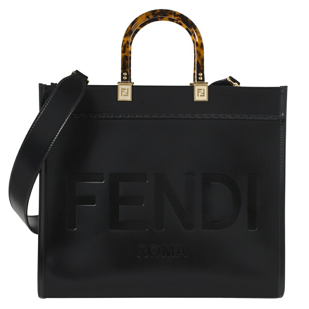楽天市場】FENDI フェンディ FENDI ROMA Leather Tote Bag