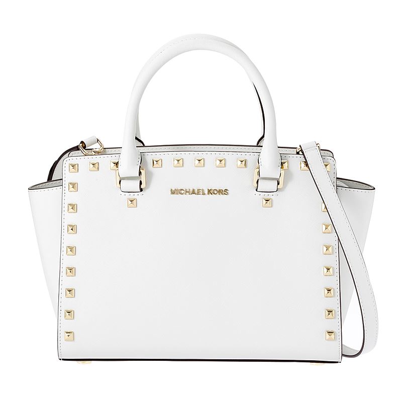 マイケルコース バッグ ハンドバッグ レディース OPTIC WHITE MICHAEL KORS 30T3GSMS2L 085 誕生日 ブランド プレゼントにも 高級 20代 30代 40代 50代 60代
