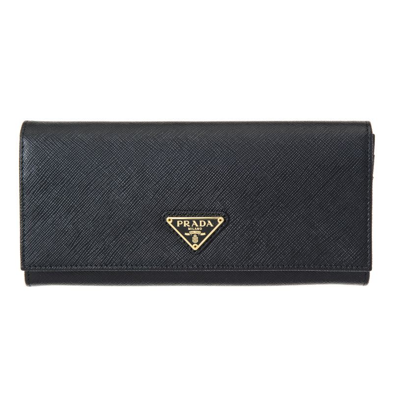 プラダ 財布 長財布 ブラック PRADA 1MH132 QHH F0002 誕生日 ブランド プレゼントにも 高級 20代 30代 40代 50代 60代｜インポートブランド オフプライス 44,509円