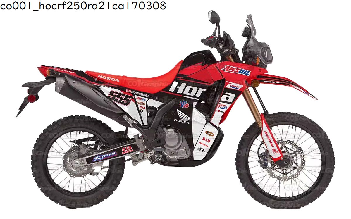 ホンダ HONDA CRF250 Rally MD47 グラフィックデカールキット ステッカー デカール 2021 2022 2023 バイク用 オフロードバイク