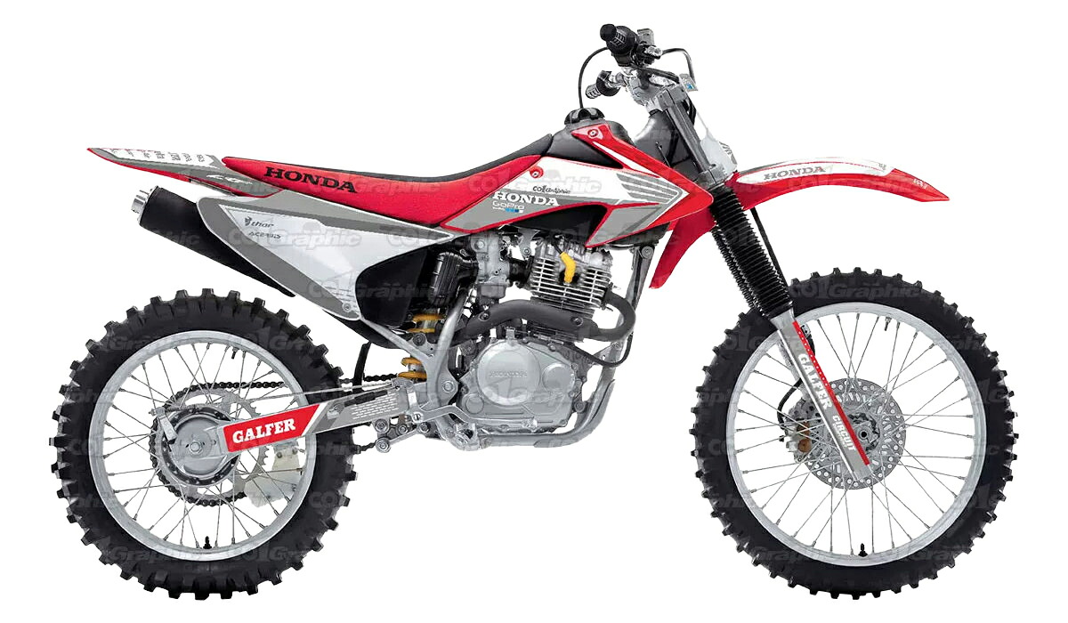 ホンダ HONDA CRF150F CRF230F 適合 2008 2009 2010 2011 2012 2013 2014 グラフィックデカールキット ステッカー デカール バイク用 オフロードバイク｜オフデカ 店