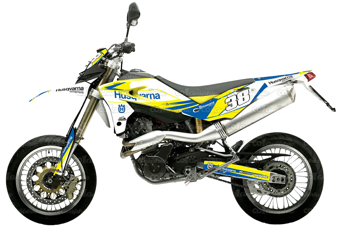 ハスクバーナ HUSQVARNA SM 610 適合 オリジナル ステッカー デカール 2005 2006 2007 2008 2009 2010 バイク用 オフロードバイク オンロードバイク モタードバイク