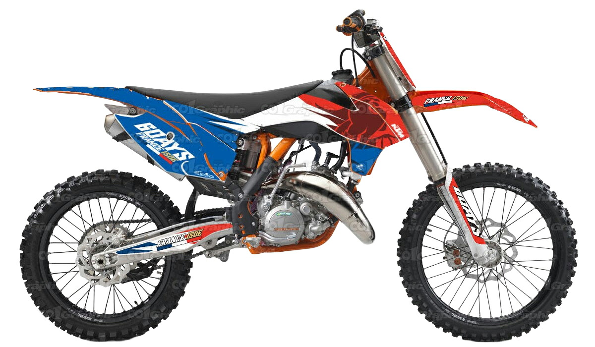 KTM EXC EXCF XCW XCFW 適合 2014 2015 2016 グラフィックデカールキット ステッカー デカール バイク用 オフロードバイク 【Bグループ】｜オフデカ 店
