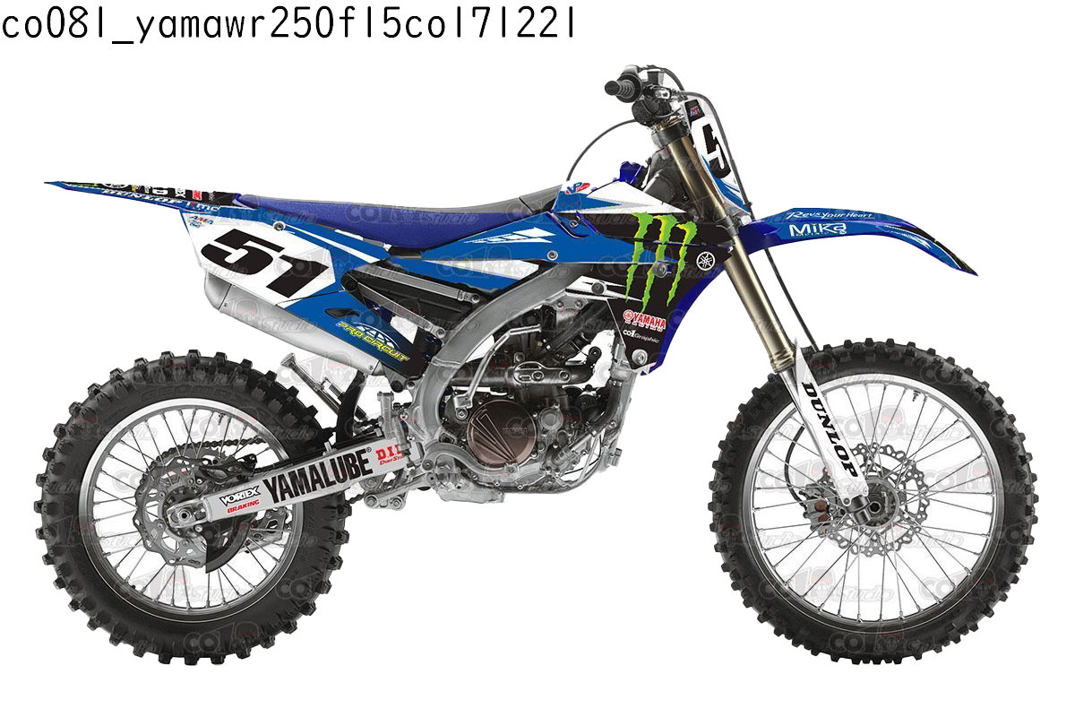 ヤマハ YAMAHA YZ250FX 適合 2014 2015 2016 2017 2018 2019 グラフィックデカールキット ステッカー デカール バイク用 オフロードバイク 【Cグループ】｜オフデカ 店