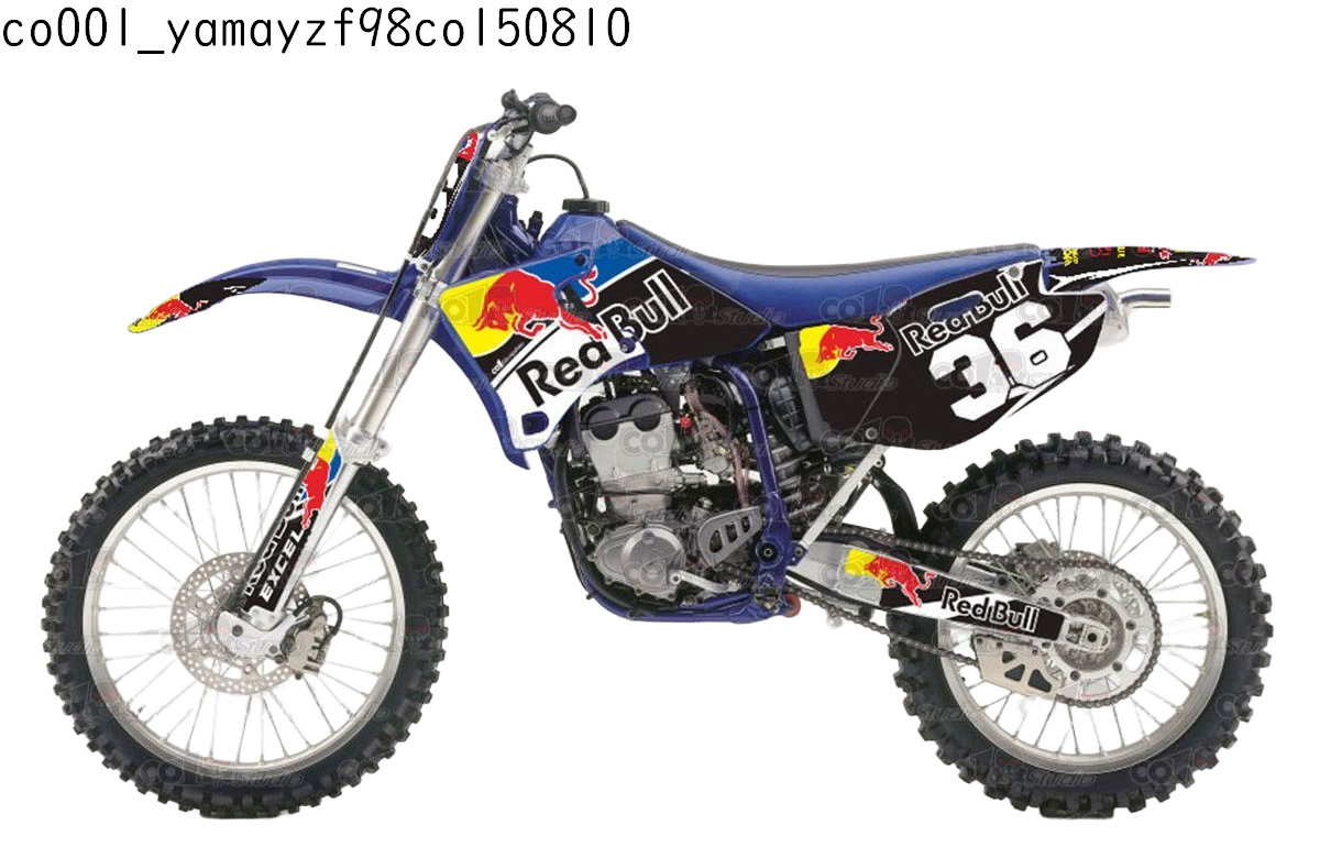 ヤマハ YAMAHA YZ250F YZ400F YZ426F 適合 オリジナル ステッカー デカール 1998 1999 2000 2001 2002 バイク用 オフロードバイク