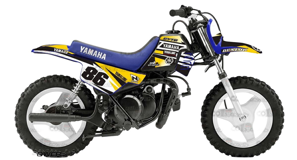 ヤマハ YAMAHA PW50 適合 オリジナル ステッカー デカール 1996 1997 1998 1999 2000 2001 2002 2003 2004 2005 2006 2007 2008 2009 2010 2011 2012 2013 2014 2015 バイク用 オフロードバイク