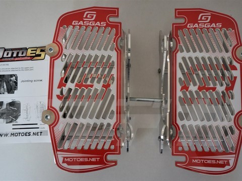 MOTOES ラジエターガード ガスガス GASGAS 2021年 2022年 2023年 2024年 2025年 2026年 EC MC EX 硬質A5083 アルミ合金 4mm厚 morg37
