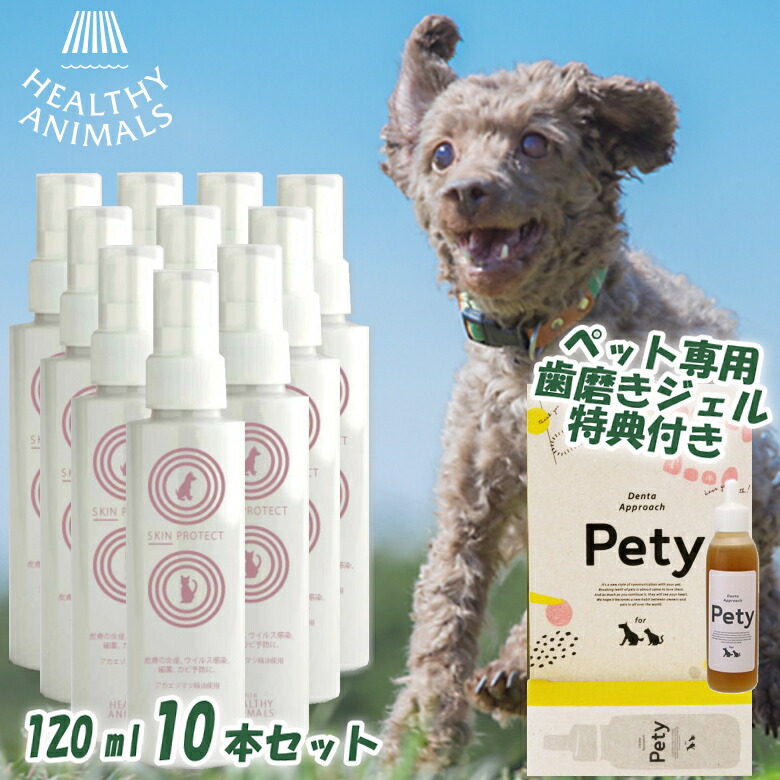 【特典付き】スキンプロテクトスプレー120ml 10本セット【HEALTHY ANIMALS ヘルシーアニマルズ】アカエゾマツ 精油 酪農大学 森の香り リラックス 消臭 抗菌 天然素材 日本製｜想いを繋ぐ百貨店 【TSUNAGU】