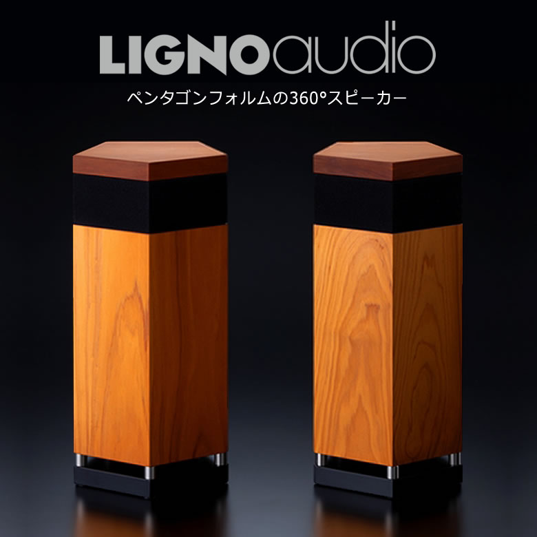 リグノオーディオ LIGNOaudio SP-50SS パッシブスピーカー 最高級木材 ヒノキ 檜 針葉樹 LIGNOTEX無垢材 リグノテックス 超硬質リフレクタ 高級感 コンパクト おしゃれ お洒落 インテリア ペンタゴン 五角形 360&deg; 圧縮木材 LIGNOTEX 日本製 国産 送料無料｜想いを繋ぐ百貨店 【TSUNAGU】