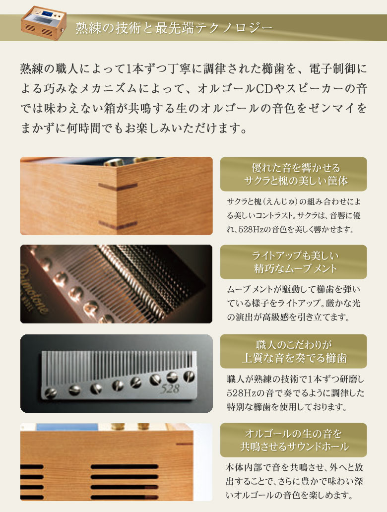 正規販売店 プリモトーン 528hz オルゴール サクラモデル 臨場感に満ちた生の音色 心と体を整える癒しの音色をフルコーラス 528hz 奏でる生演奏 オルゴール クラシック 150曲 快眠 睡眠 空間演出 公共施設 医療施設 介護福祉 槐 幸せの木 Highsoftsistemas Com Br