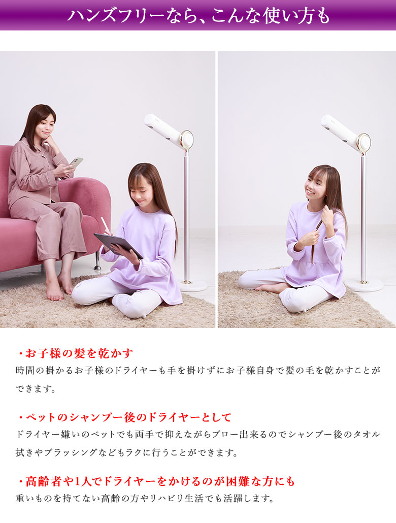 選べる特典付き！】BISARA ビサラ ドライヤー スタンドドライヤー