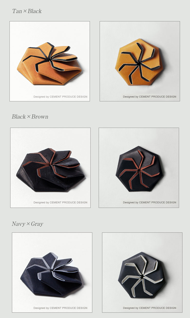 Lecrest レクレスト コインケース 小銭入れ 小銭 出しやすい 取り出しやすい 使いやすい 花紋折り 折り紙技法 革漉き技術 花 フラワー  おしゃれ かわいい 個性的 ユーモア レディース メンズ LINKS リンクス 野球グローブ 日本製 国産 職人 手作り ハンドメイド