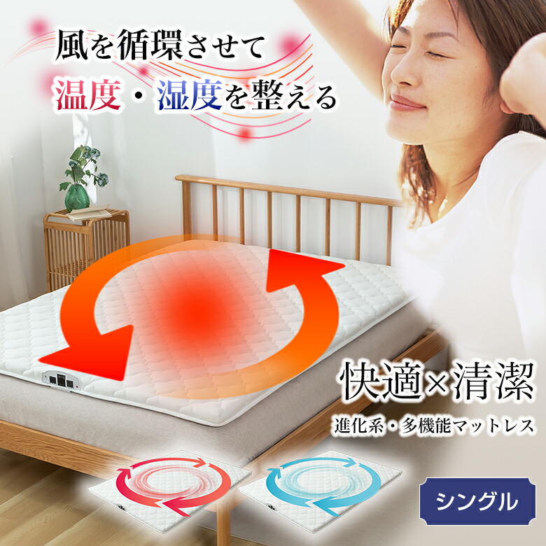 空気の状態循環過程 壁蝨目打つ手 敷きパッド「テコ後ろ側」高手向かいマットレス シングル 布団かわき切る機 空気の状態循環過程器内臓 TECOREA 温風でぽかぽか生あたたかい 冷え性 寒がり 生あたたかい寝具 日本一種独特の湿り気打つ手 太陽光線干し不必要 9層社会システム 他所他所しい布団から卒