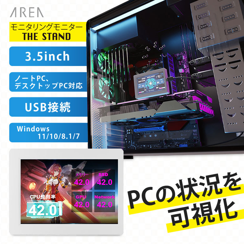 【新品・未使用】2.1インチ円形 IPS液晶 SCREEN21 WH ホワイト TM-SCREEN21 | 株式会社タイムリー