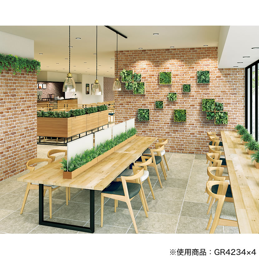 ベルク フェイクグリーン インテリアグリーン 観葉植物 人工 卓上ポット Gr4236 パーテーション パーティション デスクパーティション おしゃれ 人工観葉植物 インテリア 間仕切り アクリル 飲食店 食堂 仕切り 飛沫防止 人工植物 オフィス デスク 机 自立 オシャレ